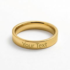 Personalized Engraved Women's Ring – A Message She'll Treasure Forever