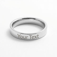 Personalized Engraved Women's Ring – A Message She'll Treasure Forever