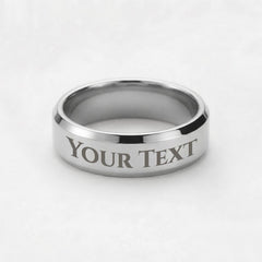 Custom Engraved Men's Ring – A Message He'll Carry Every Day