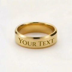 Custom Engraved Men's Ring – A Message He'll Carry Every Day