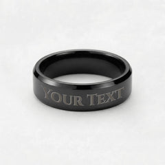 Custom Engraved Men's Ring – A Message He'll Carry Every Day