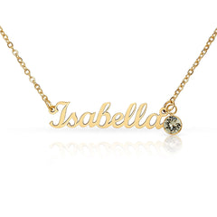 Their Name. Their Birthstone. Their Story – A Necklace They’ll Treasure Forever ✨
