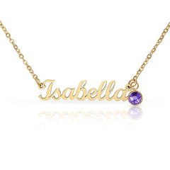 Their Name. Their Birthstone. Their Story – A Necklace They’ll Treasure Forever ✨