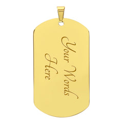 MILITARY MOM - Dog Tag