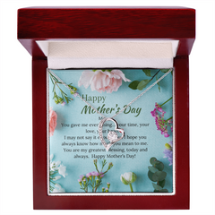 Mom you gave me everything - Heart Necklace