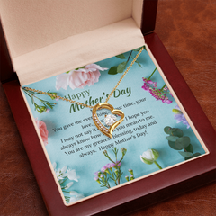 Mom you gave me everything - Heart Necklace