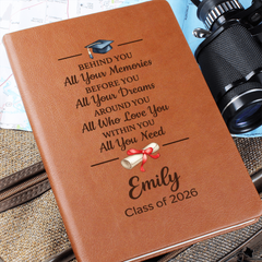 Behind You, Before You, Within You – Personalized Graduation Journal 🎓