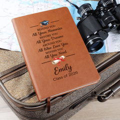 Behind You, Before You, Within You – Personalized Graduation Journal 🎓