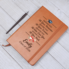 Behind You, Before You, Within You – Personalized Graduation Journal 🎓