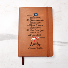 Behind You, Before You, Within You – Personalized Graduation Journal 🎓