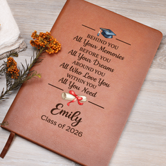 Behind You, Before You, Within You – Personalized Graduation Journal 🎓