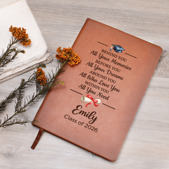 Behind You, Before You, Within You – Personalized Graduation Journal 🎓
