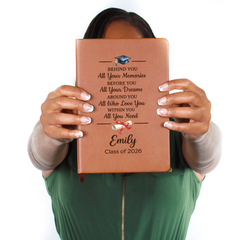 Behind You, Before You, Within You – Personalized Graduation Journal 🎓