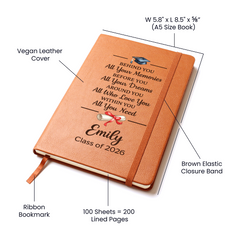 Behind You, Before You, Within You – Personalized Graduation Journal 🎓