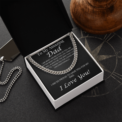 To My Amazing Dad – Cuban Link Chain Necklace