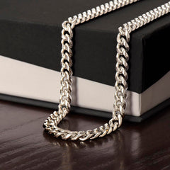 To My Amazing Dad – Cuban Link Chain Necklace