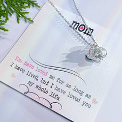 I’ve Loved You My Whole Life – Love Knot Necklace for Mom 💖