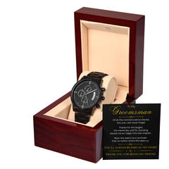 You'll Always Be Part of My Story – Groomsman Watch Gift Set