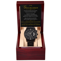 You'll Always Be Part of My Story – Groomsman Watch Gift Set