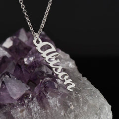 Personalized Vertical Name Necklace – Close to the Heart, Made for Them