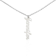 Personalized Vertical Name Necklace – Close to the Heart, Made for Them