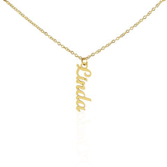 Personalized Vertical Name Necklace – Close to the Heart, Made for Them