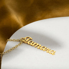 Personalized Vertical Name Necklace – Close to the Heart, Made for Them