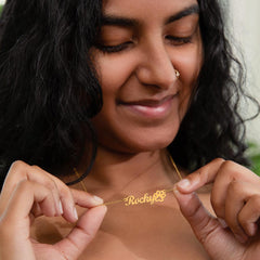 Paw Print Name Necklace – The Perfect Gift for Pet Lovers 🎁