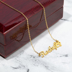 Paw Print Name Necklace – The Perfect Gift for Pet Lovers 🎁