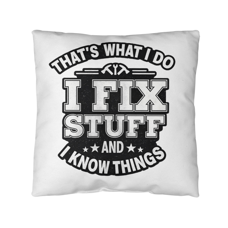 The Dad Who Always Knows What to Do indoor/outdoor pillow
