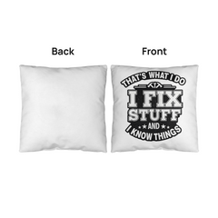 The Dad Who Always Knows What to Do indoor/outdoor pillow