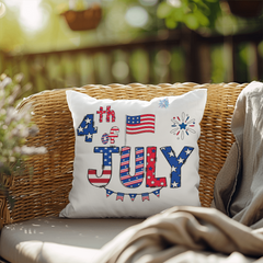 Stars, Stripes & Summer Nights Pillow
