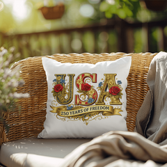 Elegant America 250th Anniversary Pillow ✨🇺🇸