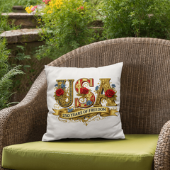 Elegant America 250th Anniversary Pillow ✨🇺🇸