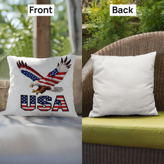 Proud to Be American Eagle USA Pillow