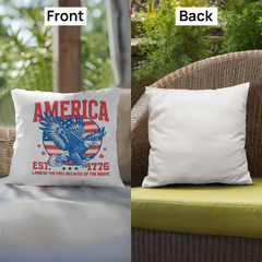 Proud American Eagle Patriotic indoor/outdoor Pillow