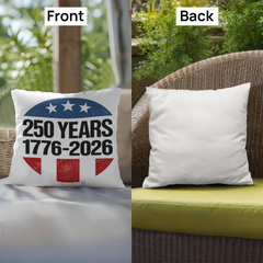 America 250 Years of Freedom Commemorative indoor/outdoor Pillow