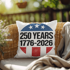 America 250 Years of Freedom Commemorative indoor/outdoor Pillow