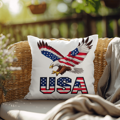 Proud to Be American Eagle USA Pillow