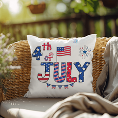 Stars, Stripes & Summer Nights Pillow