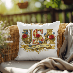 Elegant America 250th Anniversary Pillow ✨🇺🇸