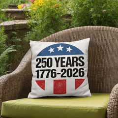 America 250 Years of Freedom Commemorative indoor/outdoor Pillow