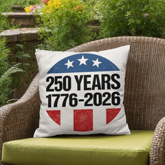 America 250 Years of Freedom Commemorative indoor/outdoor Pillow