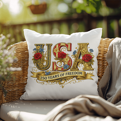 Elegant America 250th Anniversary Pillow ✨🇺🇸