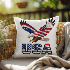 Proud to Be American Eagle USA Pillow