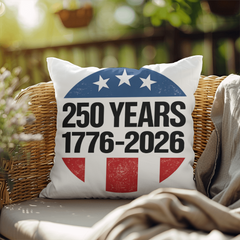 America 250 Years of Freedom Commemorative indoor/outdoor Pillow