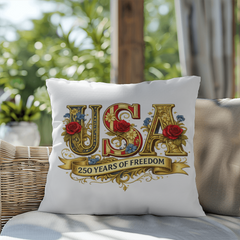 Elegant America 250th Anniversary Pillow ✨🇺🇸