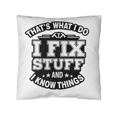 The Dad Who Always Knows What to Do indoor/outdoor pillow