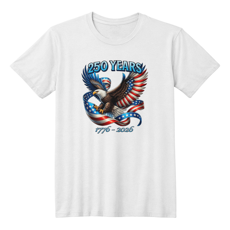 250 Years of Freedom Tee – American Eagle 1776–2026