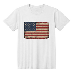 Vintage American Flag Tee – Timeless Patriot Style